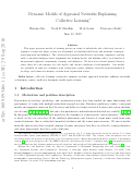 Cover page: Dynamic Models of Appraisal Networks Explaining Collective Learning