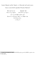 Cover page: Lower Bound on the Number of Rounds for Consensus with Dependent