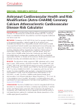 Cover page: Astronaut Cardiovascular Health and Risk Modification (Astro-CHARM) Coronary Calcium Atherosclerotic Cardiovascular Disease Risk Calculator.