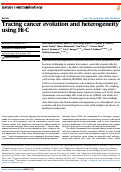 Cover page: Tracing cancer evolution and heterogeneity using Hi-C