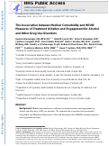 Cover page: The Association between Medical Comorbidity and Healthcare Effectiveness Data and Information Set (Hedis) Measures of Treatment Initiation and Engagement for Alcohol and Other Drug Use Disorders