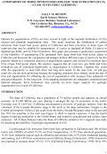 Cover page: Comparison of three options for geologic sequestration of CO2 - a case 
study for California