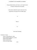 Cover page: Design, Implementation, and Analysis of an Algebra-based Treatment of Measurement Uncertainty