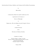 Cover page: Simulation-Based Testing, Validation, and Training with Probabilistic Programming