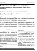 Cover page: Persistent exposure to Δ9- tetrahydrocannabinol during adolescence does not affect nociceptive responding in adult mice