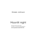 Cover page: Moonlit night