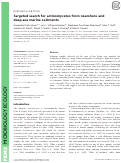 Cover page: Targeted search for actinomycetes from nearshore and deep‐sea marine sediments