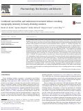 Cover page: Combined varenicline and naltrexone treatment reduces smoking topography intensity in heavy-drinking smokers.