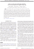Cover page of Lattice correction and commissioning simulation of the Advanced Light Source upgrade storage ring