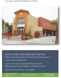 Cover page of Como Si Nos Cerrarian Las Puertas: Exploring the Development of Critical Consciousness in a Direct Service Nonprofit