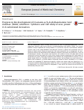 Cover page: Progress in the development of β-lactams as N-Acylethanolamine Acid Amidase (NAAA) inhibitors: Synthesis and SAR study of new, potent N-O-substituted derivatives