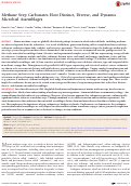 Cover page: Methane Seep Carbonates Host Distinct, Diverse, and Dynamic Microbial Assemblages