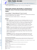 Cover page: Hippocampal subregion abnormalities in schizophrenia: A systematic review of structural and physiological imaging studies