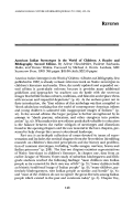 Cover page: American Indian Stereotypes in the World of Children: A Reader and Bibliography. Second Edition. By Arlene Hirschfelder, Paulette Fairbanks Molin, and Yvonne Wakim.