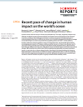 Cover page: Recent pace of change in human impact on the world’s ocean