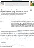 Cover page: High variations of methanogenic microorganisms drive full-scale anaerobic digestion process