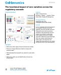 Cover page: The functional impact of rare variation across the regulatory cascade