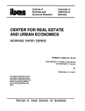 Cover page: The Impact of Rent Controls on Property Value