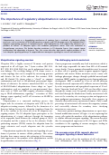 Cover page: The importance of regulatory ubiquitination in cancer and metastasis