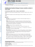 Cover page: Imitation-based aphasia therapy increases narrative content: a case series