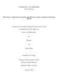 Cover page: Metrology of Quantum Control and Measurement in Superconducting Qubits