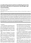 Cover page: A Combined Experimental and Numerical Modeling Study of the Deformation and Rupture of Axisymmetric Liquid Bridges under Coaxial Stretching