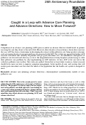 Cover page: Caught in a Loop with Advance Care Planning and Advance Directives: How to Move Forward?