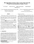 Cover page: Hierarchical Representation of Time-varying Volume Data with 4th-root-of-2 Subdivision and Quadrilinear B-spline Wavelets