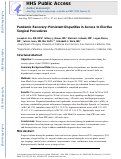 Cover page: Pandemic Recovery: Persistent Disparities in Access to Elective Surgical Procedures.