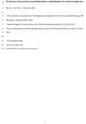 Cover page: Performance Characteristics of Diluted Epoxy Asphalt Binders and Their Potential Application in Chip Seal