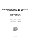 Cover page: Tobacco Industry Political Power and Influence in Florida From 1979 to 1999