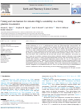 Cover page: Timing and mechanism for intratest Mg/Ca variability in a living planktic foraminifer