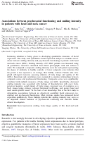 Cover page: Associations between psychosocial functioning and smiling intensity in patients with head and neck cancer