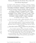 Cover page: Technical results from the surface run of the LUX dark matter experiment