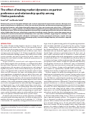 Cover page: The effect of mating market dynamics on partner preference and relationship quality among Himba pastoralists.