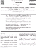 Cover page: Slope of the intracranial pressure waveform after traumatic brain injury