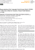 Cover page: Representation of the Community Earth System Model (CESM1) CAM4-chem within the Chemistry-Climate Model Initiative (CCMI)