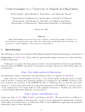 Cover page: Counterexamples to a Conjecture of Ahmadi and Shparlinski