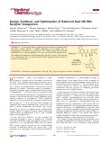 Cover page: Design, Synthesis, and Optimization of Balanced Dual NK1/NK3 Receptor Antagonists