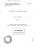 Cover page: RADIOACTIVITY OF GEOTHERMAL SYSTEMS