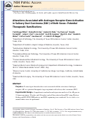 Cover page: Alterations Associated with Androgen Receptor Gene Activation in Salivary Duct Carcinoma of Both Sexes: Potential Therapeutic Ramifications