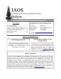 Cover page of IAOS Bulletin 67
