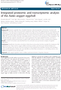 Cover page: Integrated proteomic and transcriptomic analysis of the Aedes aegypti eggshell