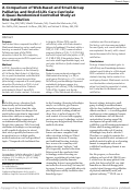 Cover page: A comparison of web-based and small-group palliative and end-of-life care curricula: A quasi-randomized controlled study at one institution