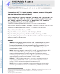 Cover page: Comparison of [11C]-PBR28 Binding Between Persons Living With HIV and HIV-Uninfected Individuals.