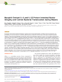 Cover page: Basophil-Derived IL-4 and IL-13 Protect Intestinal Barrier Integrity and Control Bacterial Translocation during Malaria.
