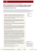 Cover page: Effect of Inhaled Xenon on Cerebral White Matter Damage in Comatose Survivors of Out-of-Hospital Cardiac Arrest: A Randomized Clinical Trial