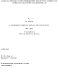 Cover page: COMPARATIVE STUDY ON THE ANTHROPOGENIC INFLUENCE ON DISTRIBUTION OF THE LONG-LEGGED ANT AND ARGENTINE ANT