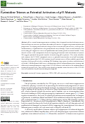 Cover page: Pyrimidine Triones as Potential Activators of p53 Mutants.