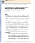 Cover page: Six-Minute Walk Test as a Prognostic Tool in Stable Coronary Heart Disease: Data From the Heart and Soul Study